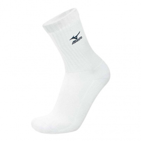 Ponožky Volley stredná 67XUU715 71 biele - Mizuno