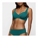Dámska plavková podprsenka Summer Mix & Match W 01 sd 00RA tmavo zelená- Triumph