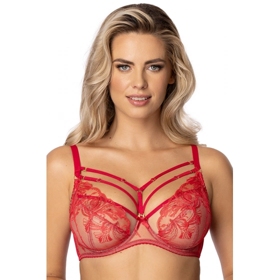 Dámska podprsenka 1305 Zelia červená - Gaia