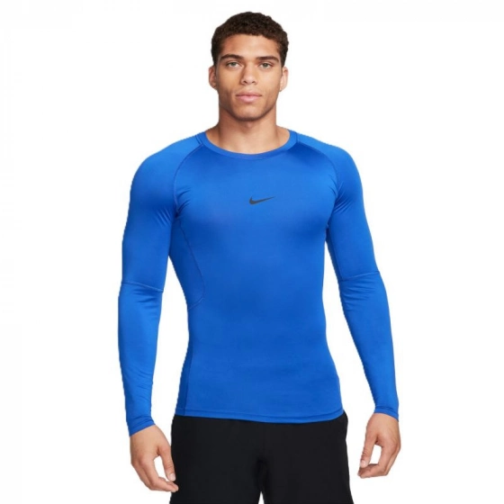 Pánske termo tričko Dri-FIT FB7919-480 Kráľovská modrá - Nike