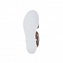 Dámske sandále Desert Kiss-Sunny Flair W 114143-CHOC hnedé - Skechers