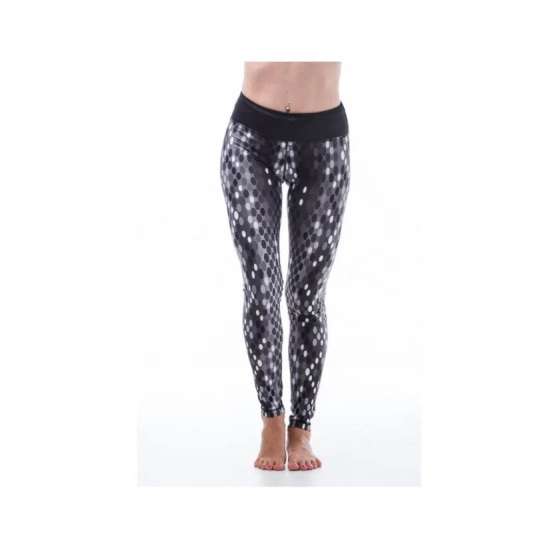 Dámske fitness legíny Six Deuce Digital Snakeskin - šedé - Litex