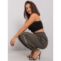 Dámske tepláky 7237.81 tmavá khaki - FPrice