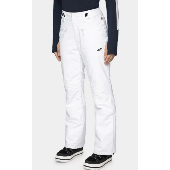 Dámske športové nohavice H4Z19-SPDN004 biele - 4F