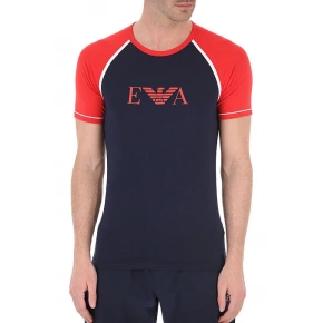 Pánske tričko 111811 0P529 00135 modročervená - Emporio Armani