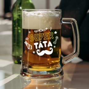 SUPER TAT - pivný pohár 0,5 l
