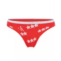 Dámske tangá 2pack QD3788E - W5H - Červená, biela - Calvin Klein