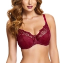 Dámska podprsenka Leila 0091 Bordó - Kostar