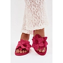 Dámske ploché nazúvaky J502-5 Elzoria fuchsia - Sweet Shoes