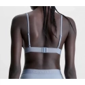 Dámsky vrchný diel plaviek KW02029 DBS svetlo modrá - Calvin Klein