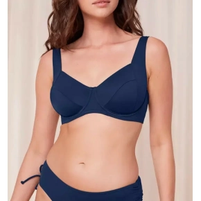 Dámska plavková podprsenka Summer Mix & Match W 01 sd 00RA tmavo modrá - Triumph