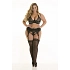 Podprsenka Plus Size V-8731 čierna - Axami