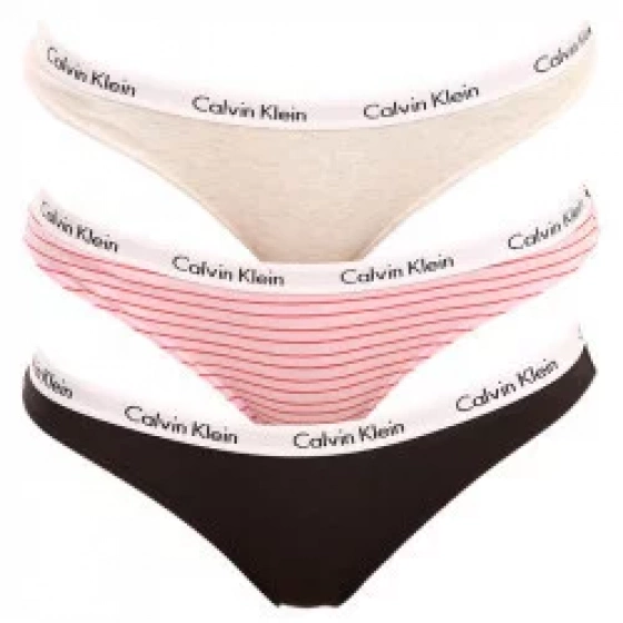 Nohavičky 3pcs QD3588E - W5A - Viacfarebná - Calvin Klein