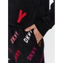 Dámske pyžamo YI2822686F čierne so vzorom - DKNY