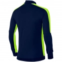 Pánska futbalová mikina Academy 23 M DR1681-452 Tmavomodrá s neón žltá - Nike