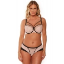 Dámska podprsenka BS0 1240 Leonia Béžová s čiernou - Gaia