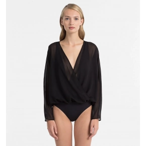 Plážový overál KW0KW00404-001 čierna - Calvin Klein