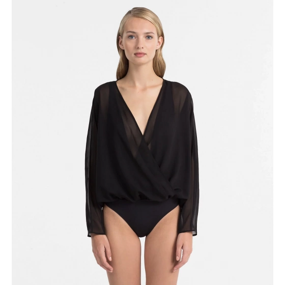Plážový overál KW0KW00404-001 čierna - Calvin Klein