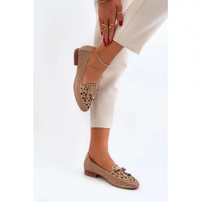 Dámske balerínky ASA222-1 Béžová - Step in style