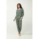 Dámske bavlnené pyžamo Green timbert 21321 - Vamp