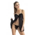 Babydoll & tangá SL020 čierne - Roxie Luve