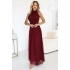 Dámske šaty 636-1 VERONICA vínové - Numoco