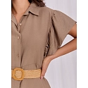 Dámske šaty MI SK 82970.86 khaki - Milady