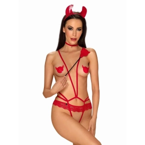 Diabolské body Evilia teddy - Obsessive