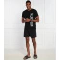 Pánske plážové tričko KM0KM00998 BEH čierne - Calvin Klein
