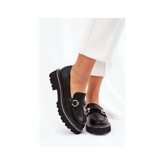 Dámske mokasíny 888-883 Čierna - Sixth Sens collection