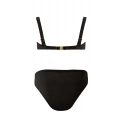 Dámske dvojdielne plavky S1011PM4 Panama 4 čierne - Self