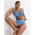 Podprsenka nevystužená Ladyform Soft W modrá 005J - Triumph