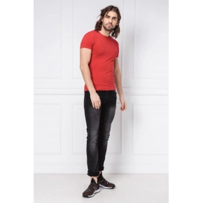 Pánske tričko 111035 9P725 červená - Emporio Armani