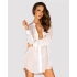 Sexy blúzka Stellya babydoll biela - Obsessive