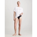 Pánske tričko na spanie S/S CREW NECK 000NM2501E 100 biele - Calvin Klein