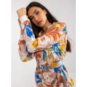 Dámske šaty EM SK 003U 1.07 Hnedo-béžová mix - FPrice
