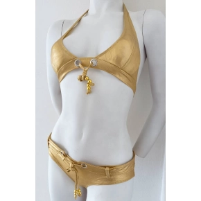 Dámske plavky DB9E zlaté - In Stylefashion