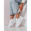 Sneakersy damskie na platformie WALK ME UP białe FashionStreet ZY0926