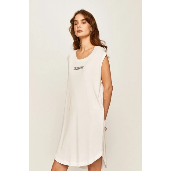 Plážové šaty KW0KW01008-YCD biela - Calvin Klein