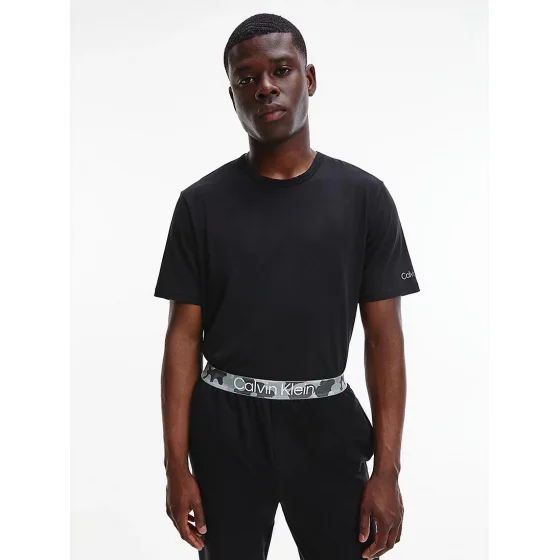 Pánske tričko Lounge NM2192E-UB1 čierna - Calvin Klein