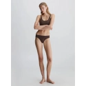 Dámske tangá 000QF7287E BKC tm. hnedé - Calvin Klein