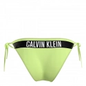 Dámske plavkové nohavičky KW0KW02508 MOT neónovo žlté - Calvin Klein