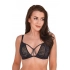 Dámska podprsenka Delia BS0 1208 Čierna s telovou - Gaia