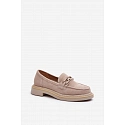 Dámske semišové mokasíny HX52-222 béžové - S.Barski