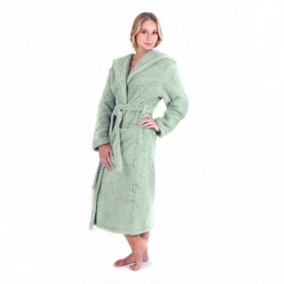 Župan unisex Athena 2116 / 2143 Svetlo zelená - Vestis