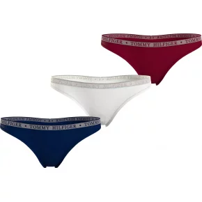 Dámske tangá 3P UW0UW04890 0U4 - Tommy Hilfiger