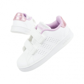 Dievčenská športová obuv ADVANTAGE I Jr FZ0034 Biela s ružovou - Adidas