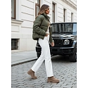 Kurtka damska zimowa krótka pikowana VIBEGIRL zielona FashionStreet TY4946