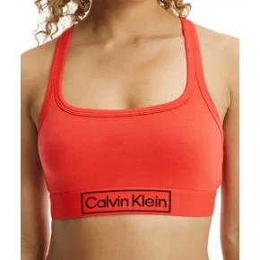 Športové bralette Heritage - QF6768E XM9 - červenooranžová - Calvin Klein