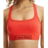 Športové bralette Heritage - QF6768E XM9 - červenooranžová - Calvin Klein